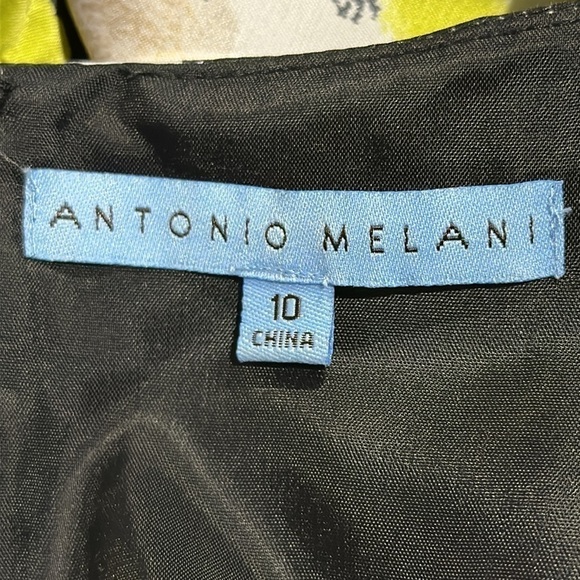 Antonio Melani Abstract Floral Print Belted Dress Size 10 - EUC - Picture 5 of 6